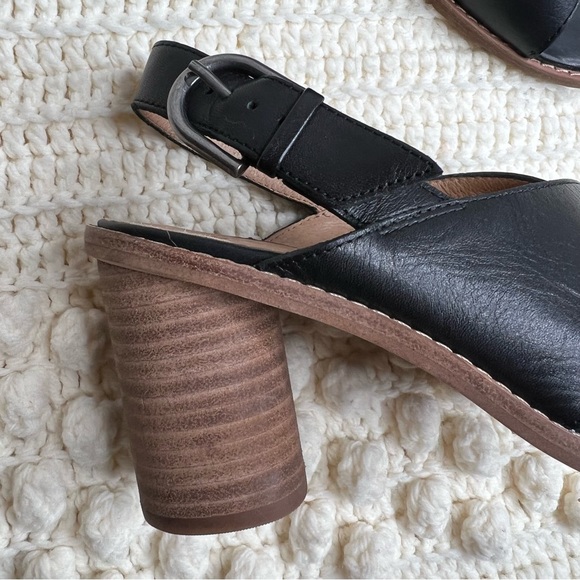 MADEWELL Women’s The Ruthie Crisscross Sandal Leather Black Round Block Heel 6.5 - Picture 8 of 13